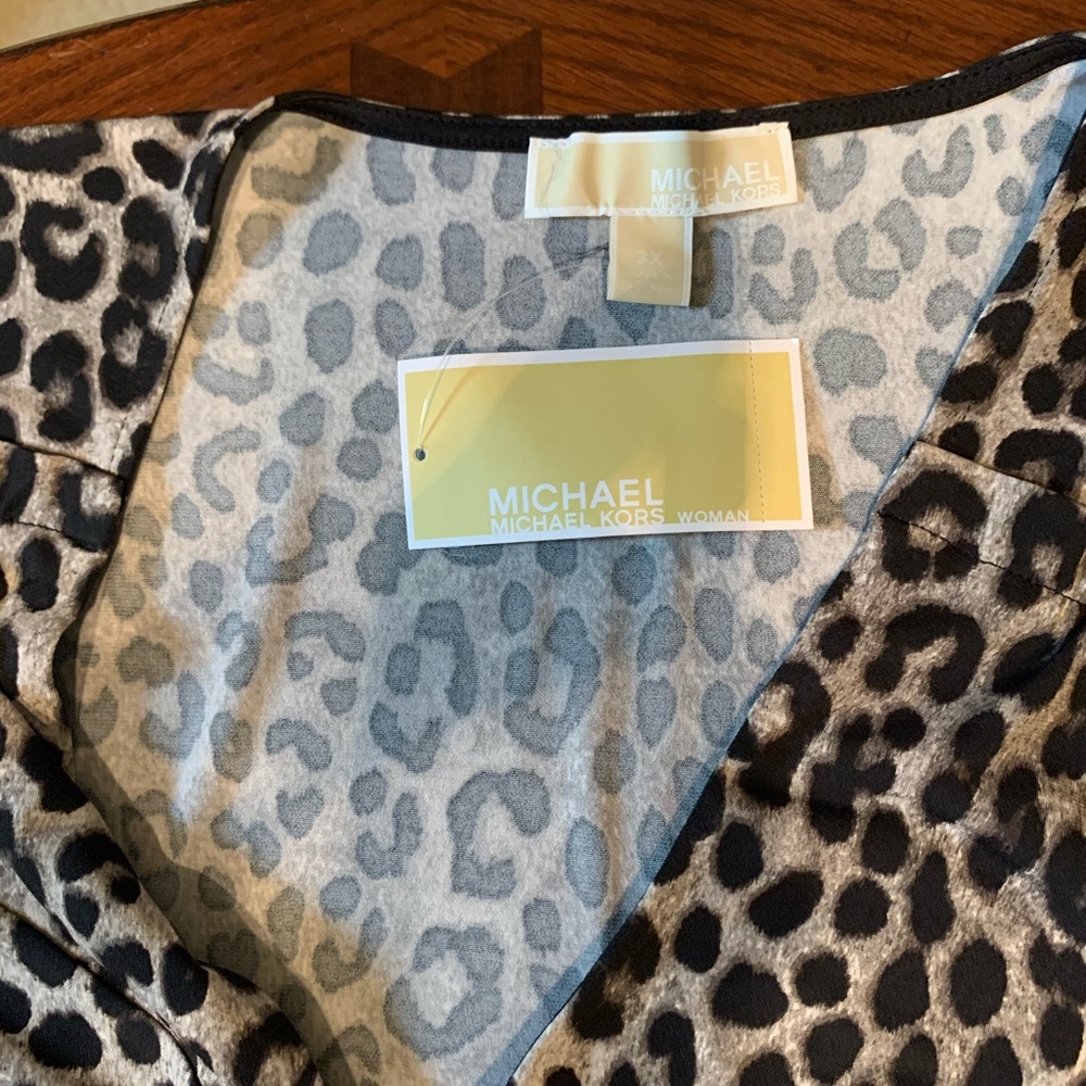 Grey leopard Michael Kors dress - Picture 2 of 2